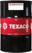 Texaco Meropa WM High performance aluminium complex grease Resistance to wear, water and oxidation High temperature protection Temperature range -25 C to +150 C, with re-lubrication up to +200 C