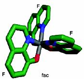 5 4 6 3 F 7 2 N O O Al N O N F F Figure S3 Molecular structures of and its fluorinated derivatives (left), and 3D schematics of the meridianal and