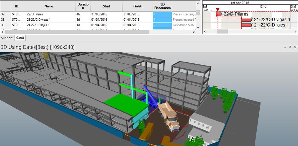 Application of BIM for Supporting Decision-making Related to Logistics in Prefabricated Building Systems be performed on a given day, and the model containing geometric, semantic and topological