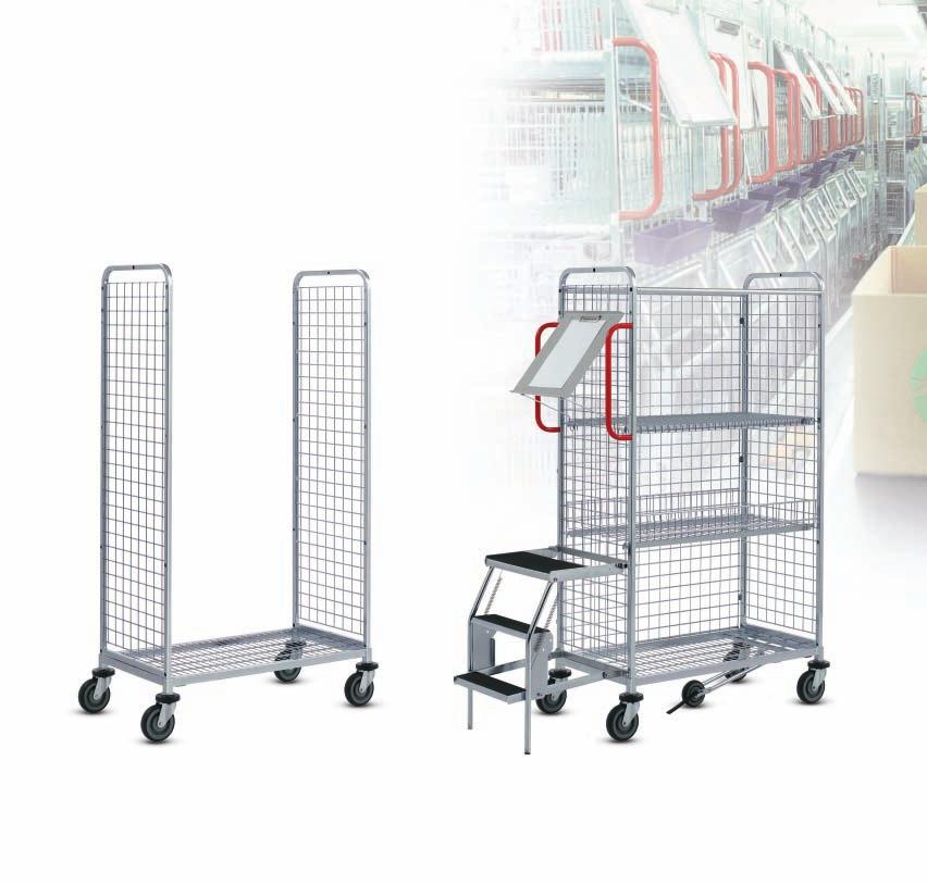 Order picking trolley KT3 The modular range - perfectly designed for a wide range of products and requirements.