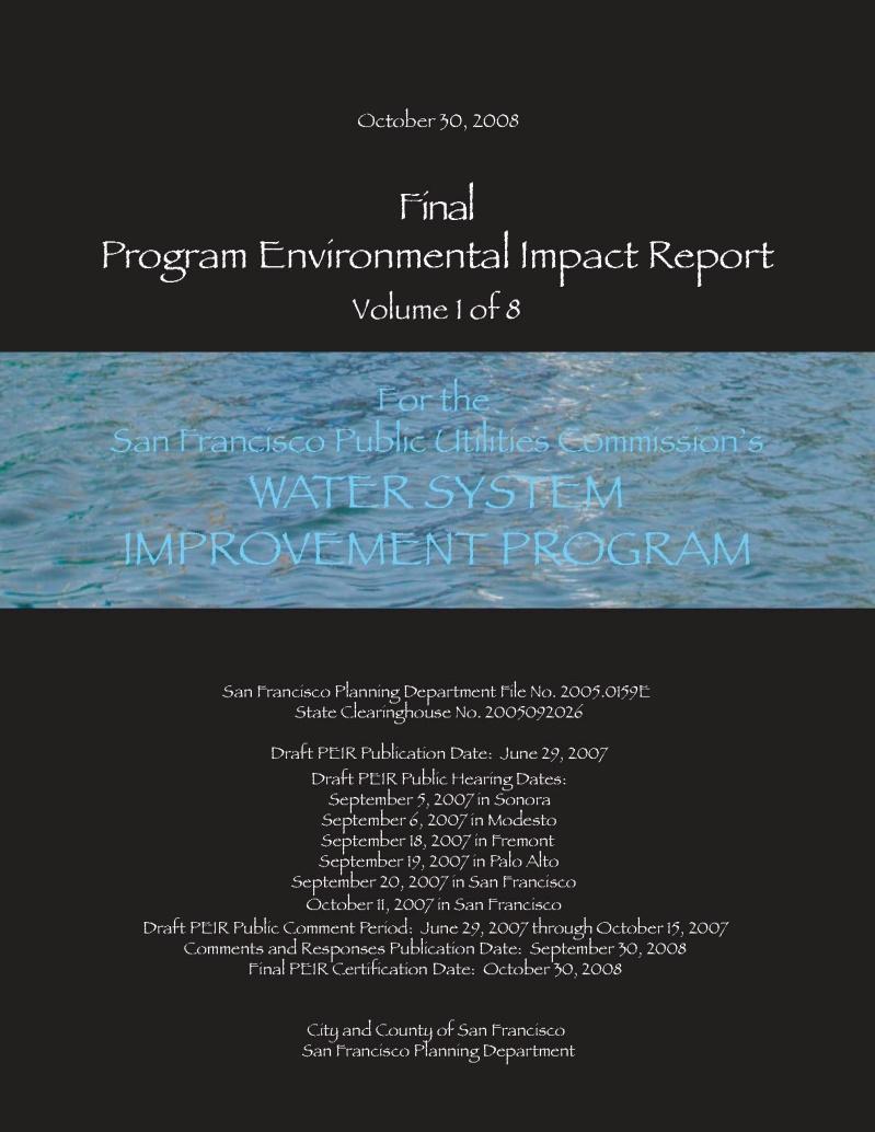 CEQA Environmental Review Environmental Impact Reports Prepared for: Specific Project Plan / Policy / Program Supplement previous EIR EIRs can