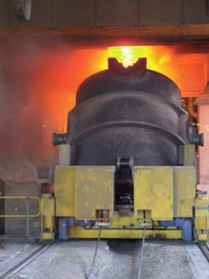 The design of the furnace, especially the right choice of furnace cooling and refractory concept has to be done with great care due to the aggressive nature of the slag as well as the furnaces