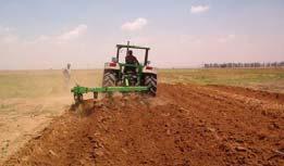 Incorporate residues and fertilizers ٩ Reduced tillage + No-Till Less fuel