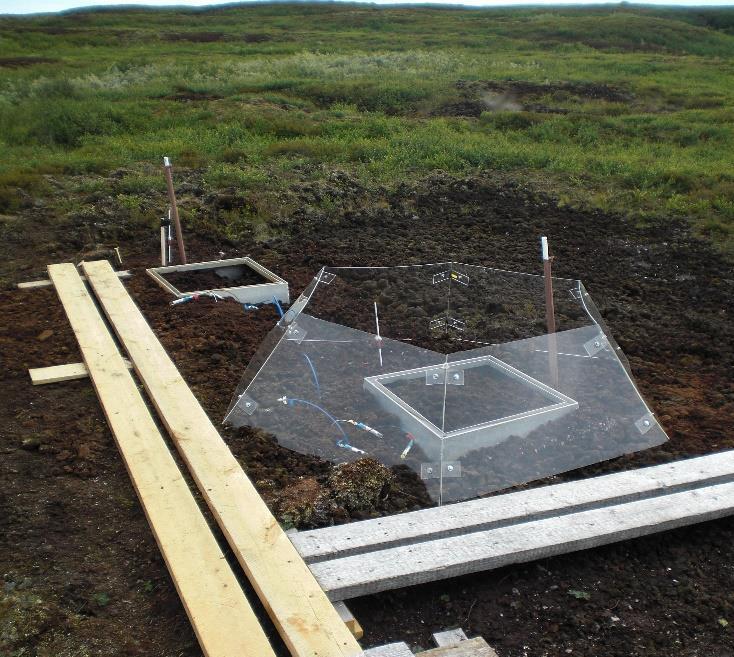 Future N 2 O emissions from the Arctic: warming In a field manipulation experiment, air warming by ~1 C significantly increased the N 2 O release from bare peat.
