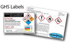 BS5609 Label Certification Chemical manufacturers who transport dangerous goods are subject to safety regulations and may require British Maritime Standards (BS5609) specifications for their labeling