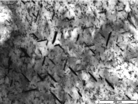 TEM image of microstructure of the Elektron 21 alloy aged at 250 C for a) 4h, b) 96h. The phase is non-coherent with the -Mg matrix and is identified as Mg 3 Nd phase.