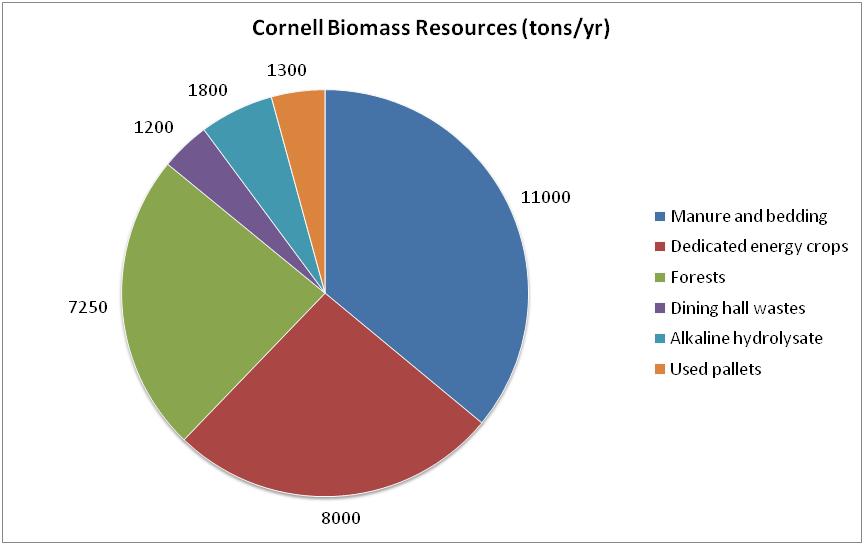 Cornell University Renewable Bioenergy Initiative Converting Cornell biomass to: