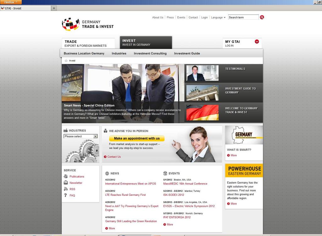 Have a look at our homepage!