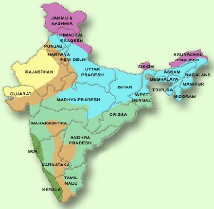 States in India Bangalore, Karnataka,