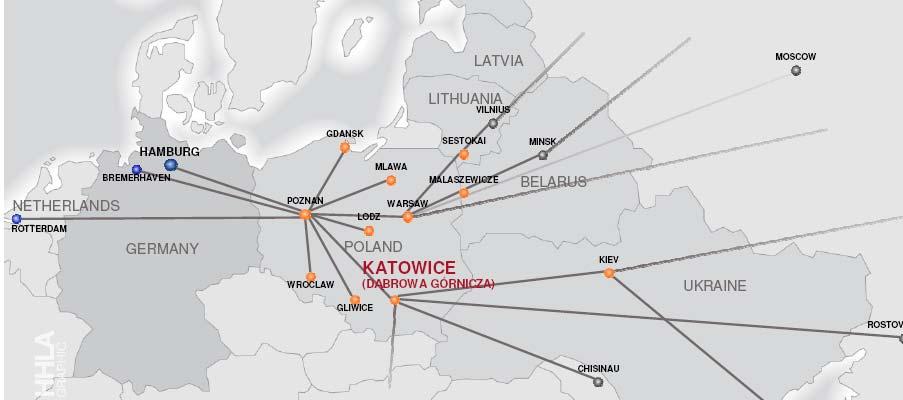 Current Developments HIGHLIGHTS IN Q2 2010 OPENING OF HINTERLAND TERMINAL KATOWICE/POLAND Location 225,000 sqm rail