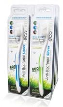 EcoFam Silver Toothbrush Sold in packages of 12 toothbrushes.