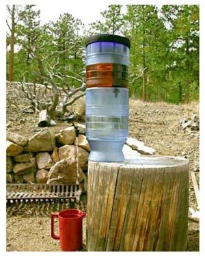 Berkey Light Water Filter Constructed of shatter resistant, BPA free, copolyester.