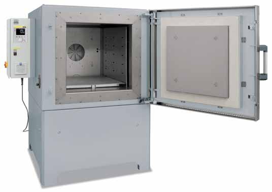 Air Circulation Chamber Furnaces, Electrically Heated Also for Debinding in Air and under Protective Gases NA 120/45 NA 250/45 Chamber furnaces with air circulation are characterized particularly by