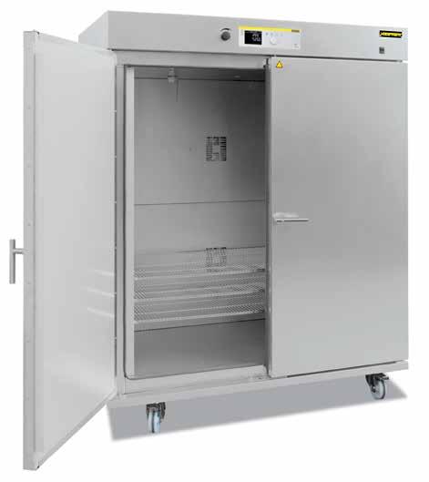 TR 450 TR 1050 with double door Additional equipment Over-temperature limiter with adjustable cutout temperature for thermal protection class 2 in accordance with EN 60519-2 as temperature limiter to