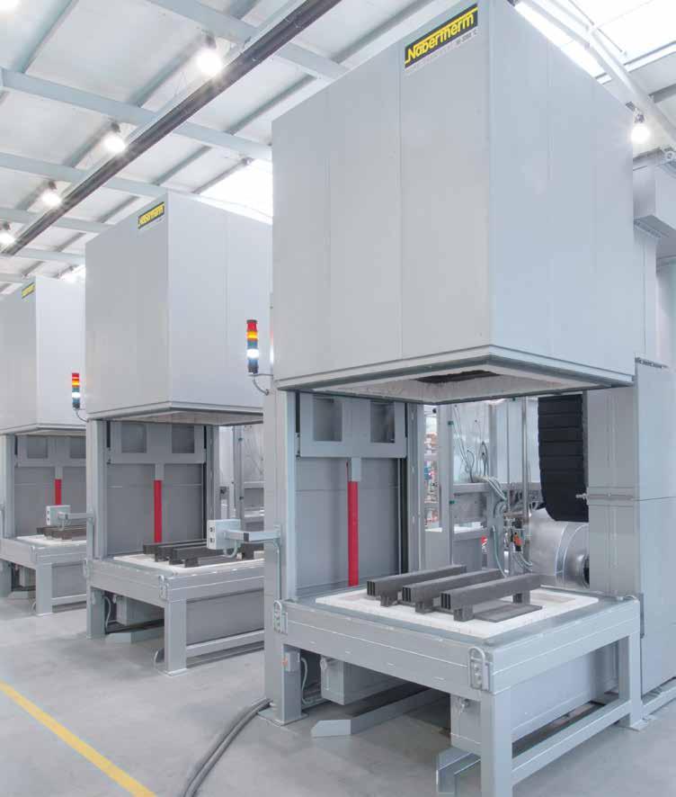 Lift-Top or Lift-Bottom Furnaces with Wire Heating up to 1400 C also as Combi Furnaces for Debinding and Sintering in One Process Production plant,