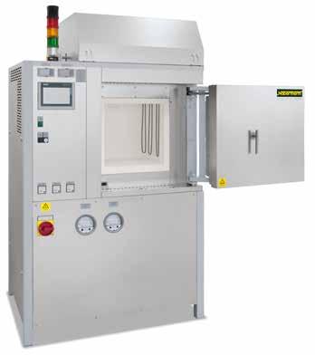 HT 160/18 DB200 with pneumatically driven and parallel lift door NTLog Basic for Nabertherm Controller: Recording of process data with USB-flash drive Controls description see page 76 HT 64/17 DB100