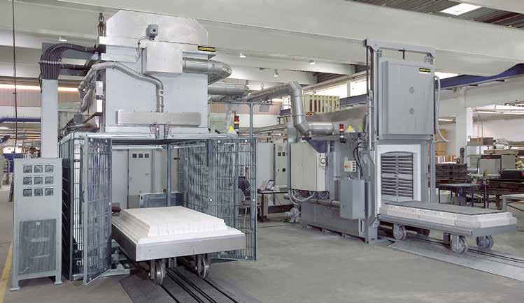 furnace for debinding and a high-temperature furnace for