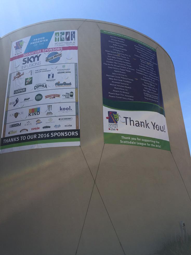 Do you want your company name/logo to be everywhere on the Scottsdale Culinary Festival grounds? Sponsor our event signage! EVENT SIGNAGE SPONSOR.