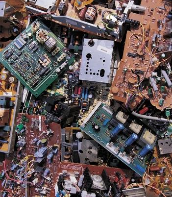 Industrial waste includes waste electronic