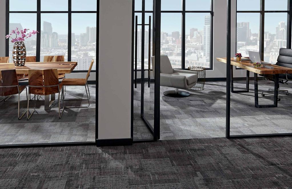 INSPIRING. Dissident and Fringe explore layers of texture created from color and construction offering a balance of organic and architectural pattern options for the floor.