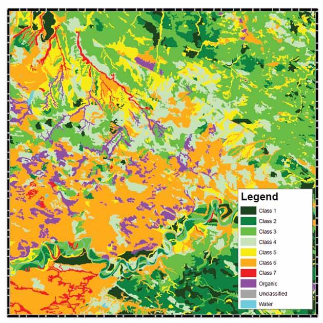 Figure 1 Soil Capability of a Municipality for Agriculture While the amount of prime agricultural land and viable lower class land will vary among municipalities, many municipalities will have a