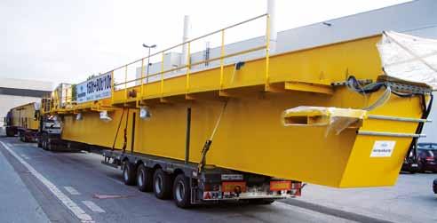 siempelkamp Machinery And Plants / Nuclear Technology 30 31 Siempelkamp s Crane Technology supplied a double-girder bridge crane with a total load-bearing capacity of 240 t, consisting of two main