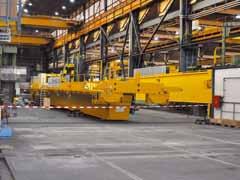 siempelkamp Machinery And Plants / Nuclear Technology Preparations are under way in the same hall in which both doublegirder bridge cranes are used.