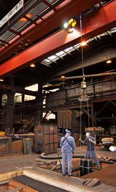 siempelkamp Nuclear Technology Transport and assembly of the graphite bar blanks into ring kiln chambers Our greatest challenge was therefore to sufficiently protect the control system and com