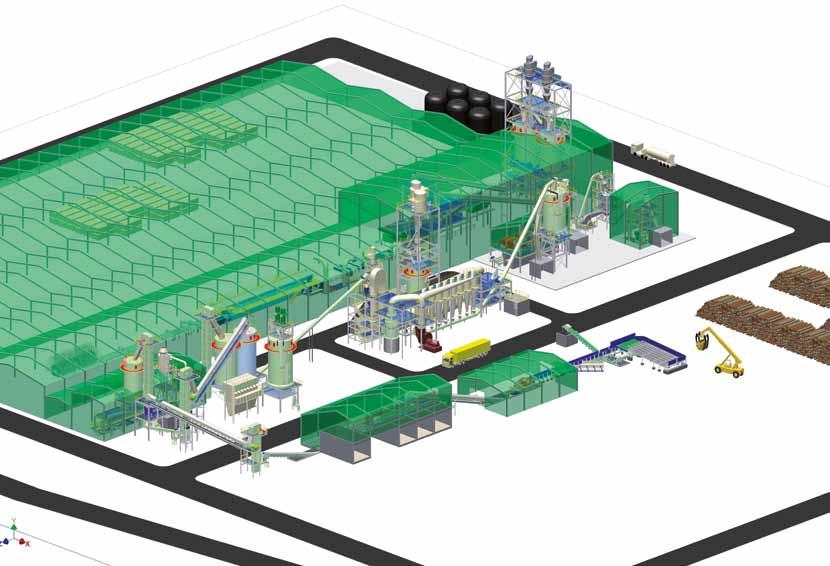 siempelkamp Machinery And Plants Start-up at Ivatsevichdrev: Complete particleboard plant sets 3-D plant layout Start-ups are pleasing culminations to plant projects celebrated alike by plant