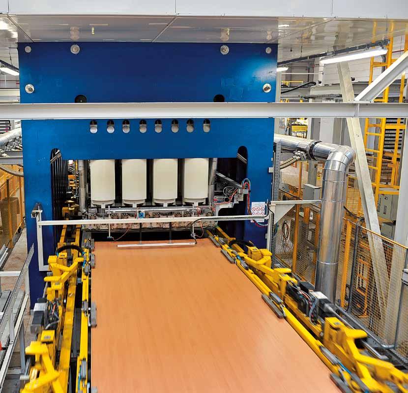 siempelkamp Machinery And Plants Siempelkamp short-cycle presses: Standard, high-end, and Eco: No room can do without them or win anyone over with individual flair: directly laminated panels made of