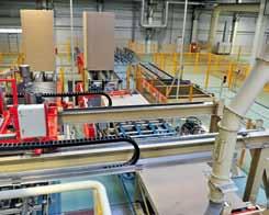 siempelkamp Machinery And Plants Feeding of boards from storage Inline paper laying system KT 400 Charging time: shorter is possible!