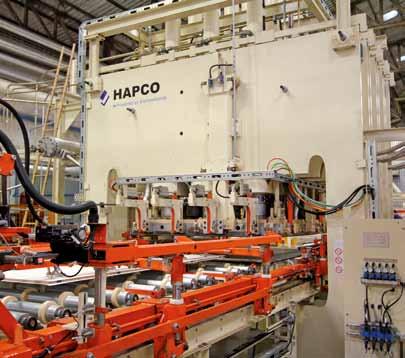 siempelkamp Machinery And Plants HAPCO: short-cycle press plants Material handling and logistics the extra for the press process With the correct pressure, the three short-cycle press concepts turn