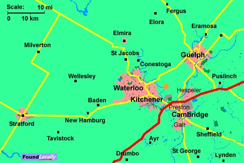 Kitchener Ontario 1 hour west of Toronto Population 229,400 Local
