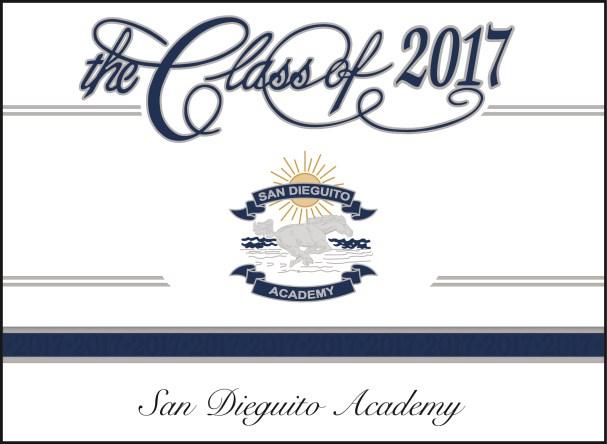 San Dieguito Academy High School Seniors Deadline for ordering is December 15th It s time to order your caps & gowns, rings, and announcements.