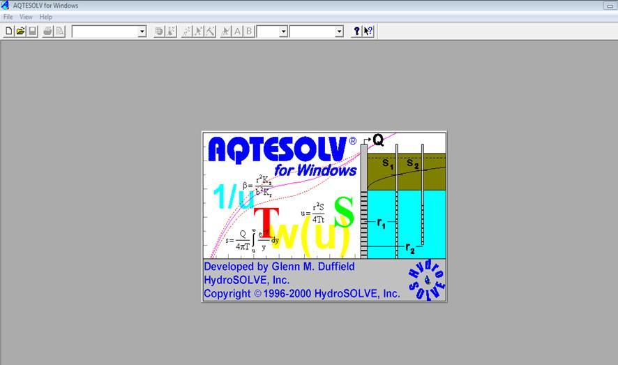 4.4 Slug Test Analysis The software used to analyze the slug test data is AQTESOLV (see Figure 4-8 through 4-12),