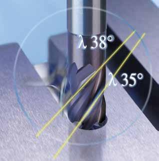 DHC (Differential Helix Cutter) End Mills Short & Long Reducing tool vibration not only improves surface quality but also results in remarkably increased tool life.