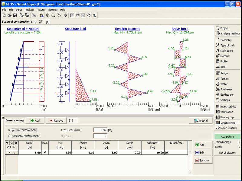 Cantilever - Design and Analysis of Cantilever Retaining Wall The program is used to verify cantilever wall design.