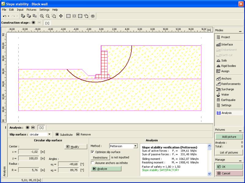 Prefab Wall Block Retaining Wall Design Software The program is used