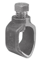 Ground Clamps (Brass body/brass screws) CI3112U 1-1/4 to 2 10 sol. 2 str. For connecting grounding conductor to water pipe. CS approved for wet locations and for direct burial.
