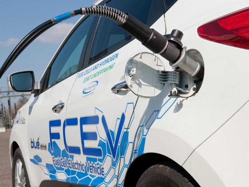 Alternative fuels hydrogen or H 2» Same propulsion technology as EV» E-storage in H 2 instead of battery» Electricity production in fuel cell» Longer range and faster recharging then EV» H 2