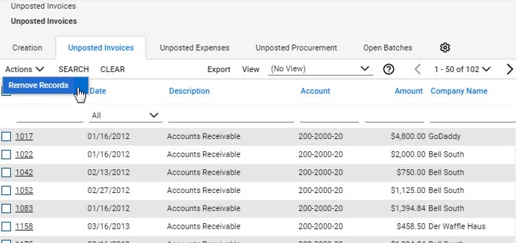 Clearing Transactions If you do not have any transactions in Manage that you have already exported to an accounting package, you can skip this section.