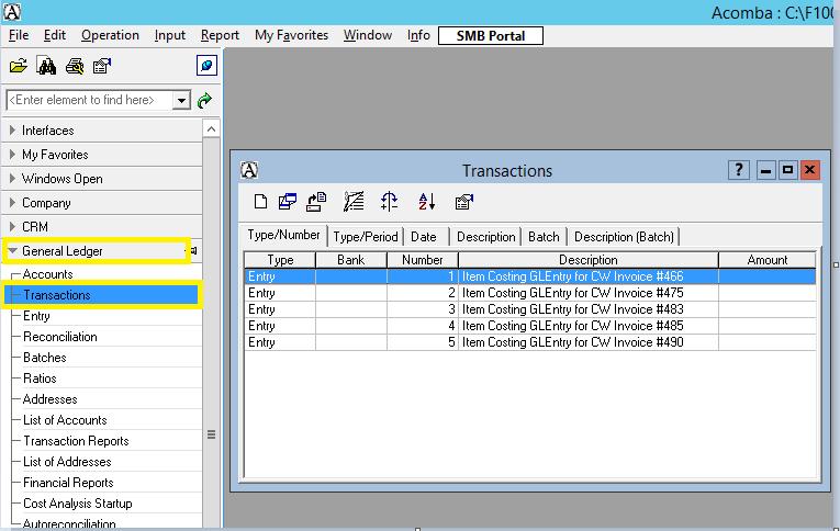 Transactions To verify Item Costing GL Entry Transactions in