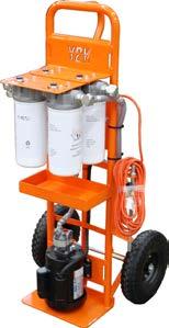 Solutions: Spin-On Type Filters Mobile two-wheel filter cart