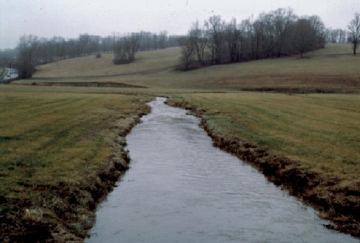Pollution sources Upstream sources Contributing area Adjacent land