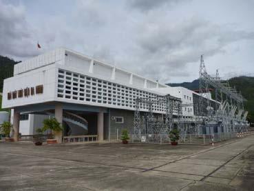 rehabilitation work for more than 30 years. Only makeshift repairs for damages caused by the Vietnam War had been implemented. In 2009, the Da Nhim power station accounted for 0.