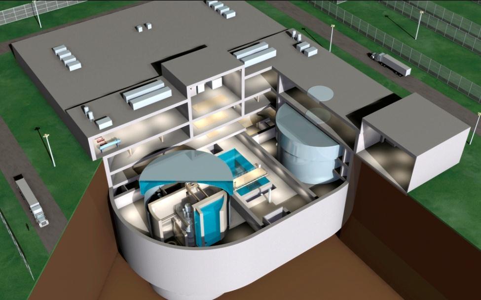 360MWe mpower SMR Plant mpower Nuclear Island Features mpower twin-pack Site Layout Factory manufactured reactor