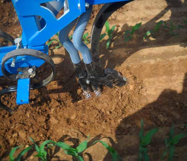 OCTOPUS Localized fertilization solutions Implements that eliminate leaching and run-off Fertiliser placement provides precise nitrogen fertiliser application rates to the growing crop in exactly the