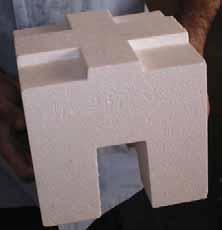 Castables, Pumpables and Shotcreting Precast Shape and Castable Refractories The new pumpable refractory materials can also be used as castables for shape production.
