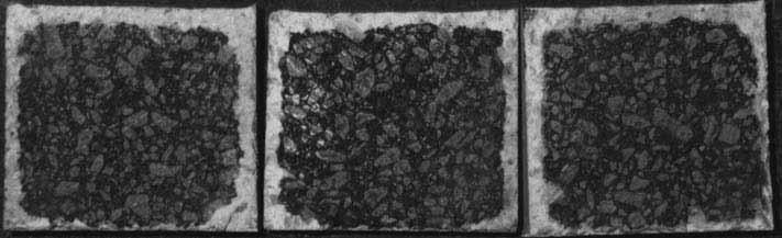 Figure 6. A colloidal silica bonded refractory (Magneco/Metrel s Metpump AGSX) with antioxidants after 5, 10 and 96 hours at 2500 F. Figure 7.