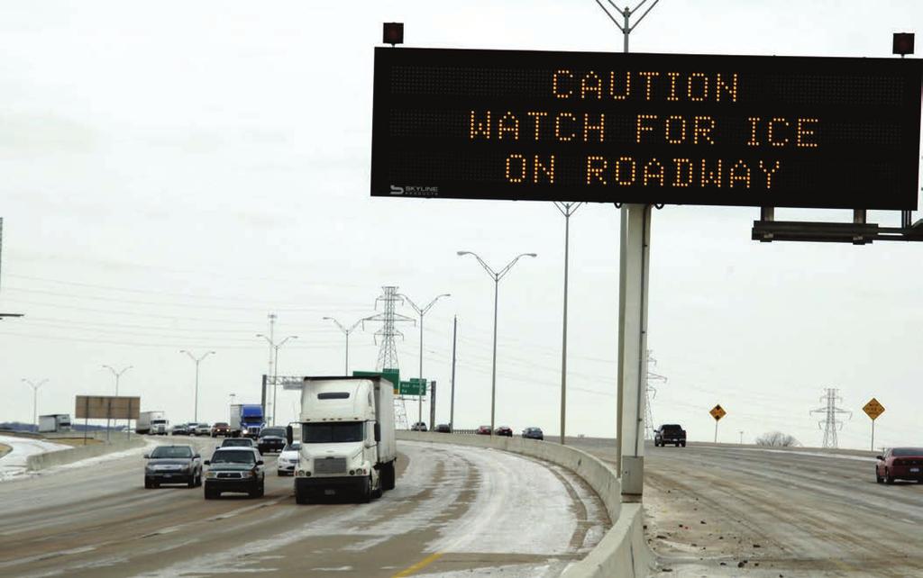 TxDOT now follows a four tier system for treating all primary highways across the state. Tier I roadways affect the movement of interstate commerce and receive priority for pre-treatment and de-icing.